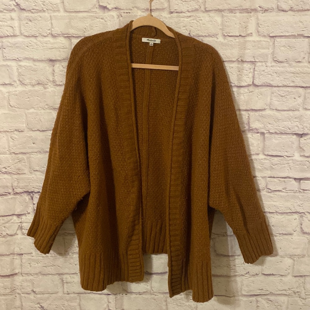 Madewell Rust Cardigan Sweater